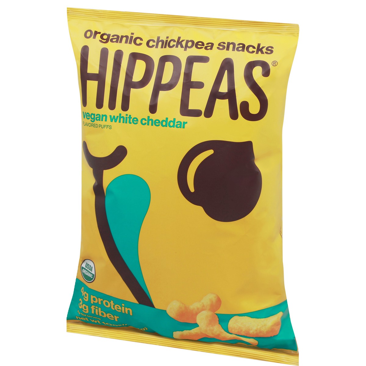 slide 3 of 9, HIPPEAS Puffs Organic Vegan White Cheddar Chickpea Snacks 10 oz, 10 oz