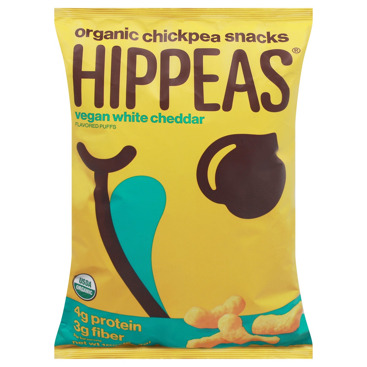 slide 1 of 9, HIPPEAS Puffs Organic Vegan White Cheddar Chickpea Snacks 10 oz, 10 oz