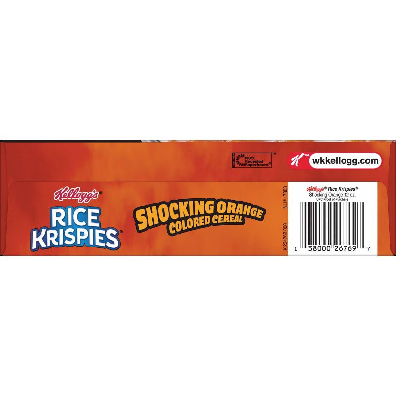 slide 7 of 9, Kellogg's Rice Krispies Shocking Orange Cereal - 12oz, 12 oz