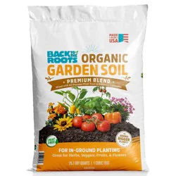 Back to the Roots 25.7qt Organic Garden Soil Premium Blend For in Ground Planting