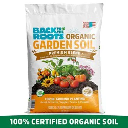 Back to the Roots 25.7qt Organic Garden Soil Premium Blend For in Ground Planting