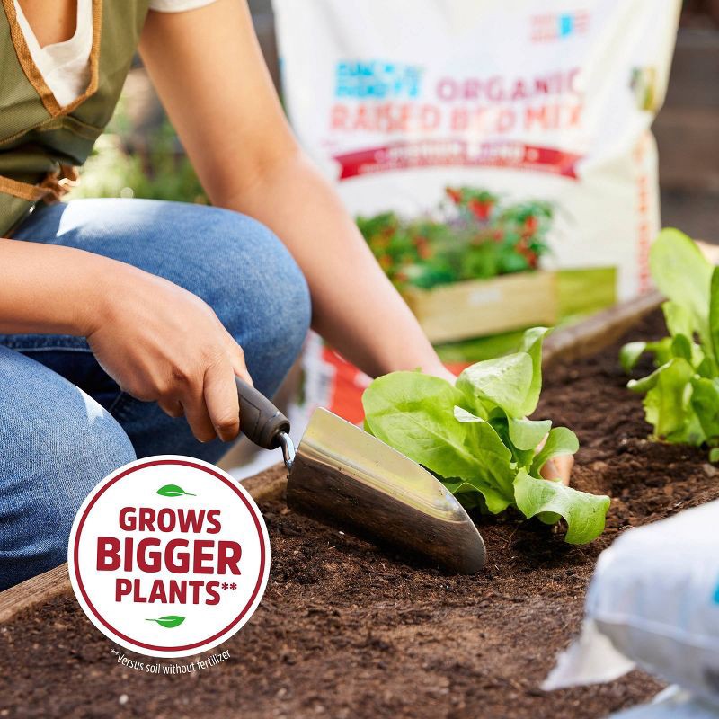 slide 7 of 13, Back to the Roots 25.7qt Organic Raised Bed Mix Premium Blend For Growing Edible Plants, 25.7 qt