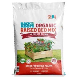 Back to the Roots 25.7qt Organic Raised Bed Mix Premium Blend For Growing Edible Plants