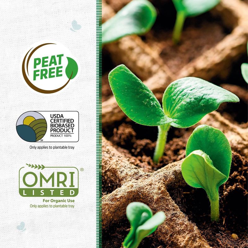 slide 2 of 11, Back to the Roots Organic & Plantable Greenhouse Germination Kit 12 Cell, 1 ct