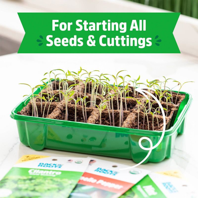 slide 5 of 11, Back to the Roots Organic & Plantable Greenhouse Germination Kit 12 Cell, 1 ct
