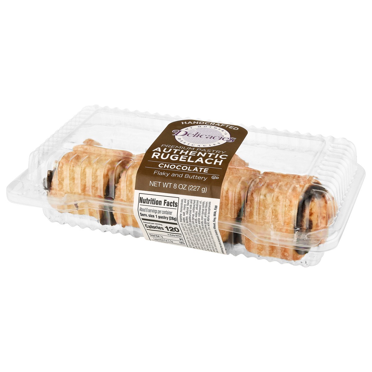 slide 5 of 15, My Mother's Delicacies Authentic Chocolate Rugelach 8 oz, 8 oz