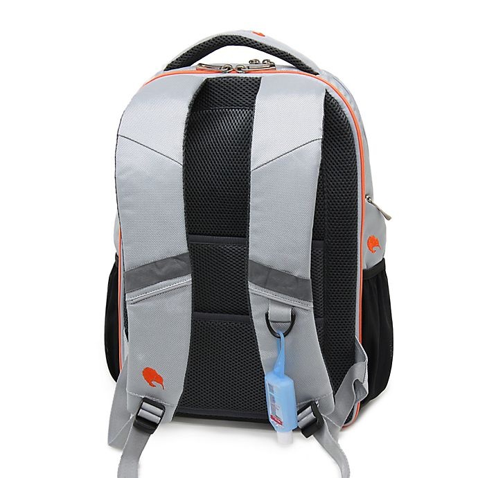 slide 3 of 11, Bluekiwi Hapu Universal Diaper Backpack - Grey/Orange, 1 ct