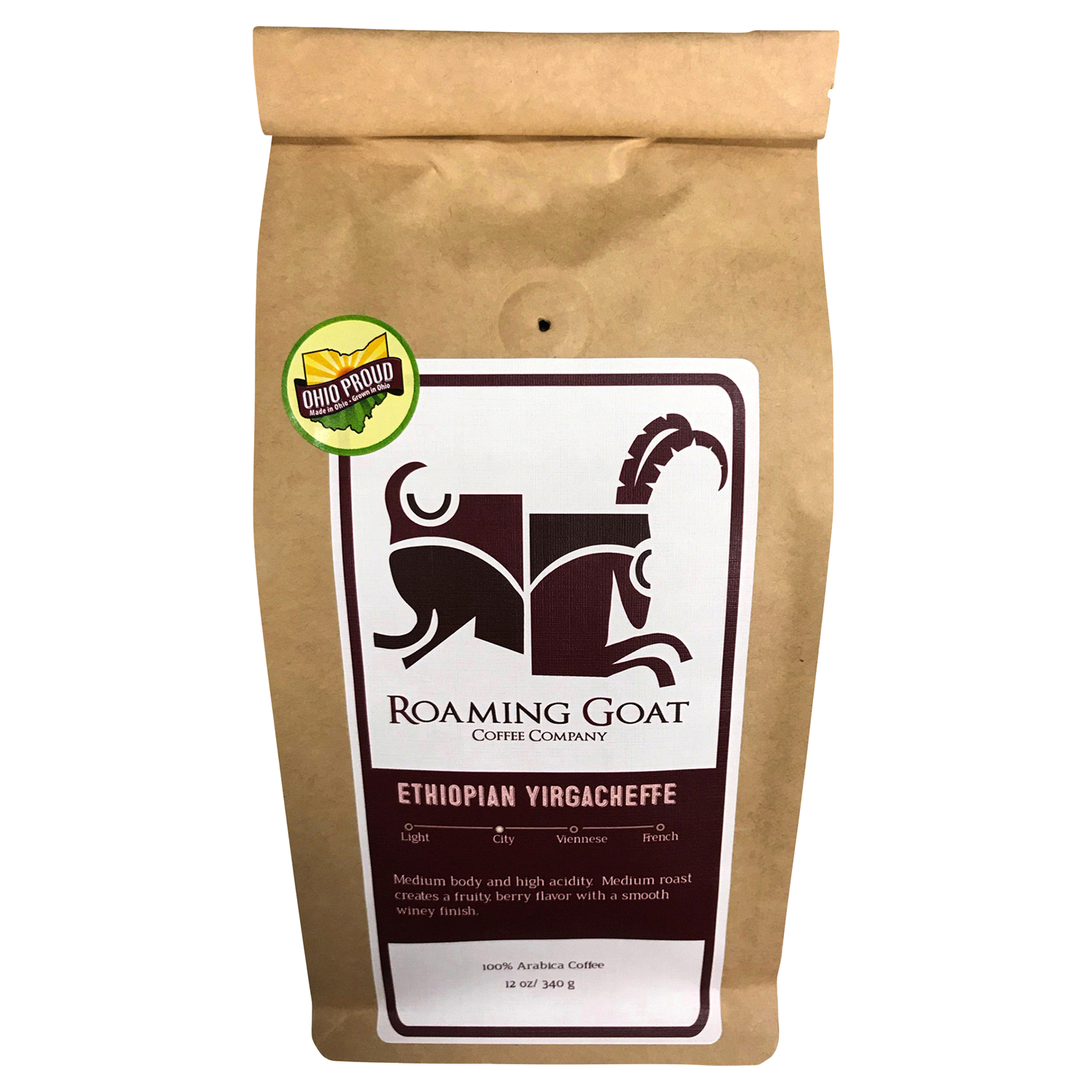 slide 1 of 1, Roaming Goat Coffee Co.. Roaming Goat Coffee Co.mpany Ethiopian Yirgacheffe Coffee, 12 oz