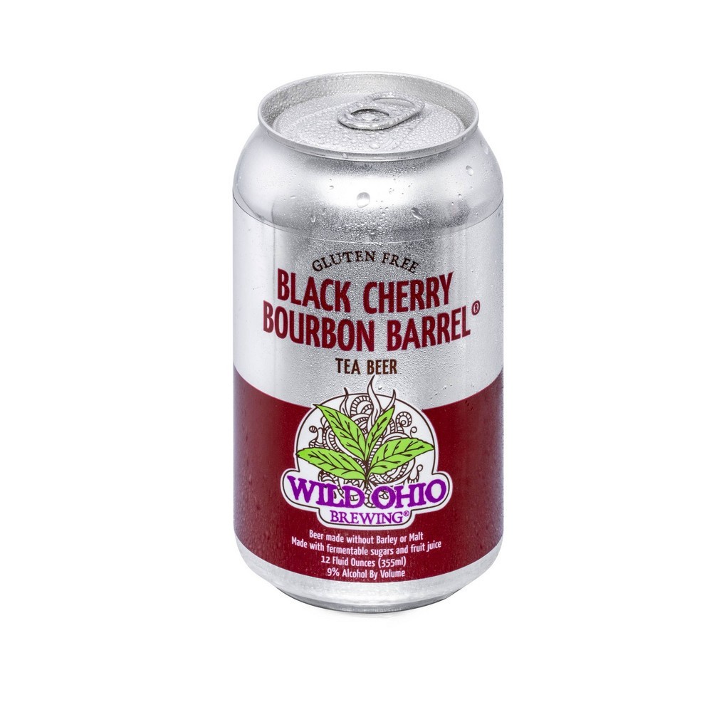 slide 2 of 3, Wild Ohio Brewing Wild Ohio Black Cherry Bourbon Barrel Tea Beer - 6pk/12 fl oz Cans, 6 ct; 12 oz