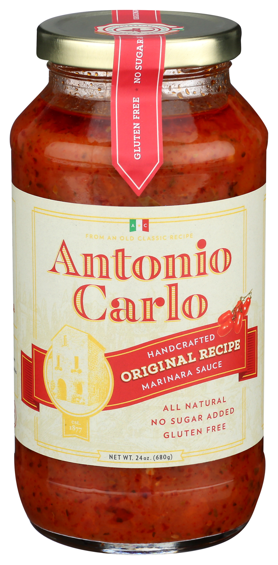 slide 1 of 3, Antonio Carlo Gourmet Sauce, Original Recipe, 24 Oz, 24 oz