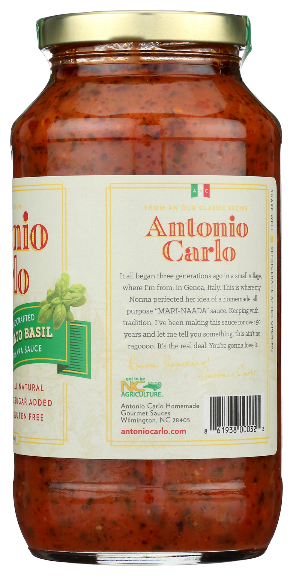 slide 3 of 3, Antonio Carlo Tomato Basil Marinara Sauce 24 oz, 24 oz
