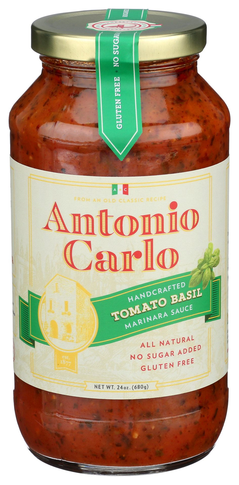 slide 1 of 3, Antonio Carlo Tomato Basil Marinara Sauce 24 oz, 24 oz
