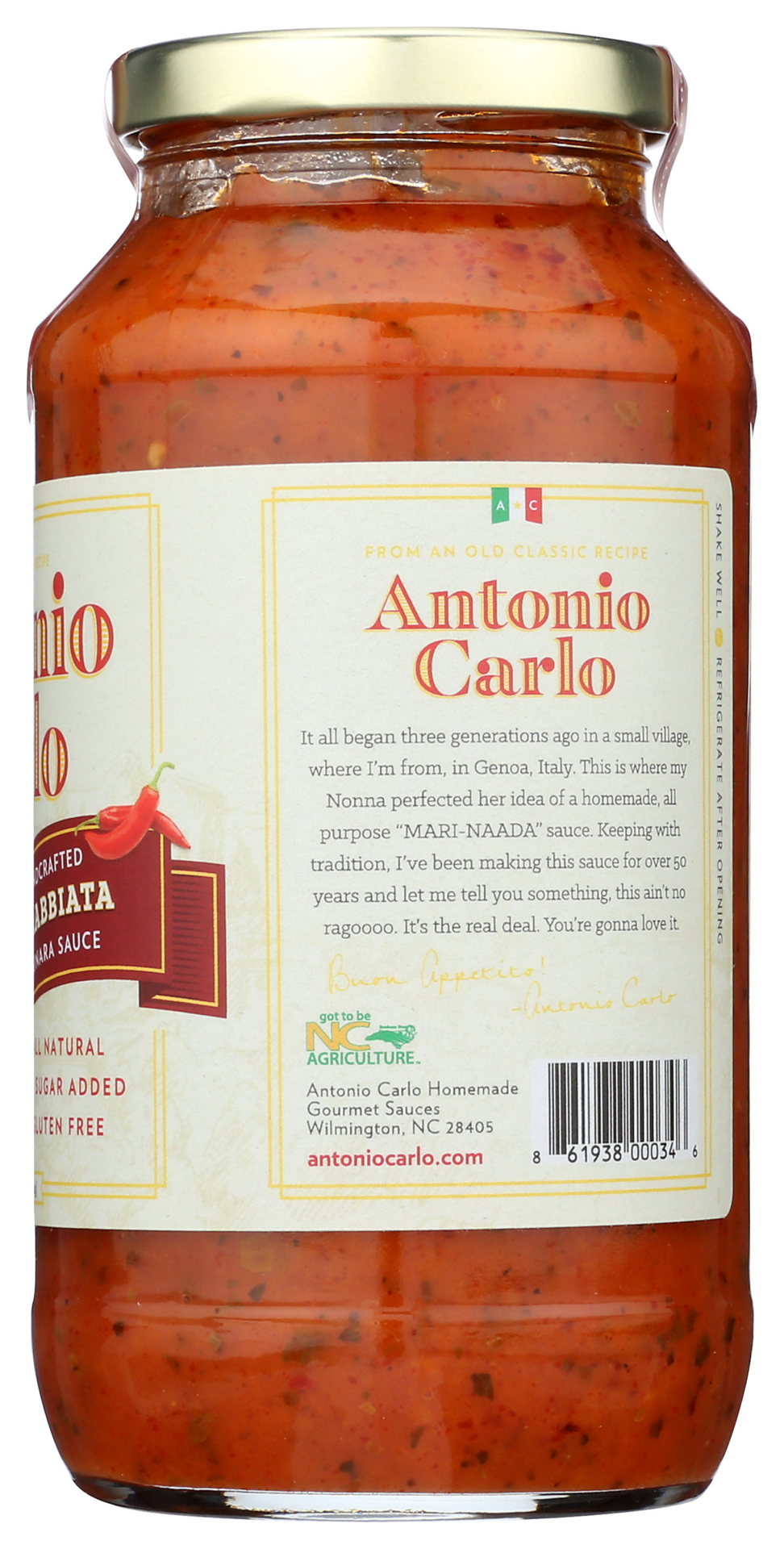 slide 3 of 3, Antonio Carlo Arrabbiata Marinara Sauce 24 oz, 24 oz