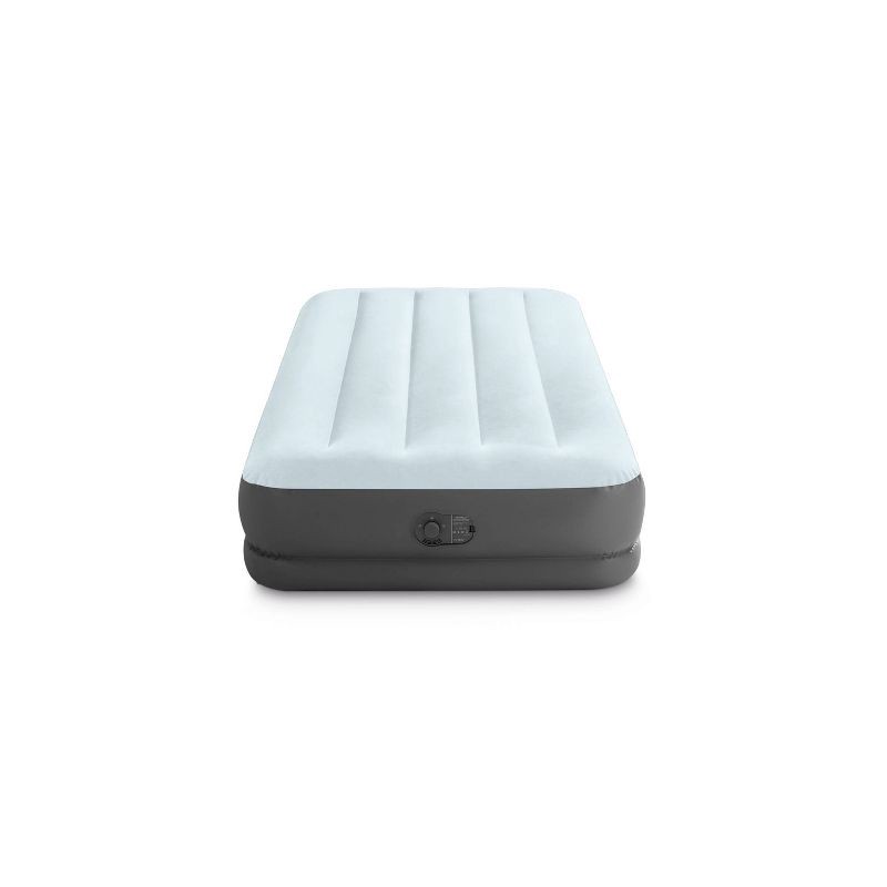 slide 1 of 4, Intex Mid Rise 12" Air Mattress with Internal USB Pump - Twin Size, 1 ct