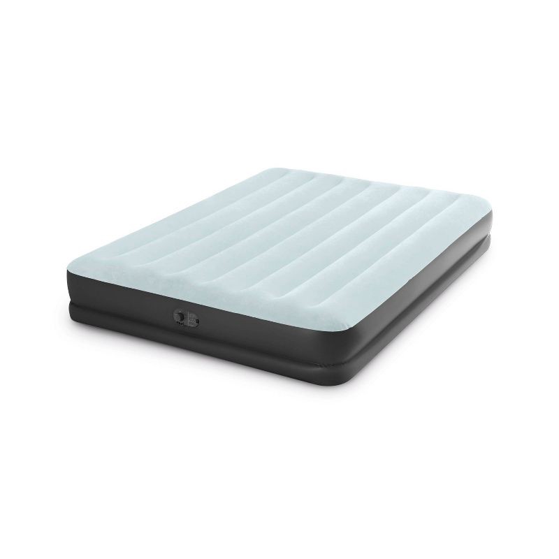 slide 2 of 4, Intex Mid Rise 12" Air Mattress with Internal USB Pump - Queen Size, 1 ct