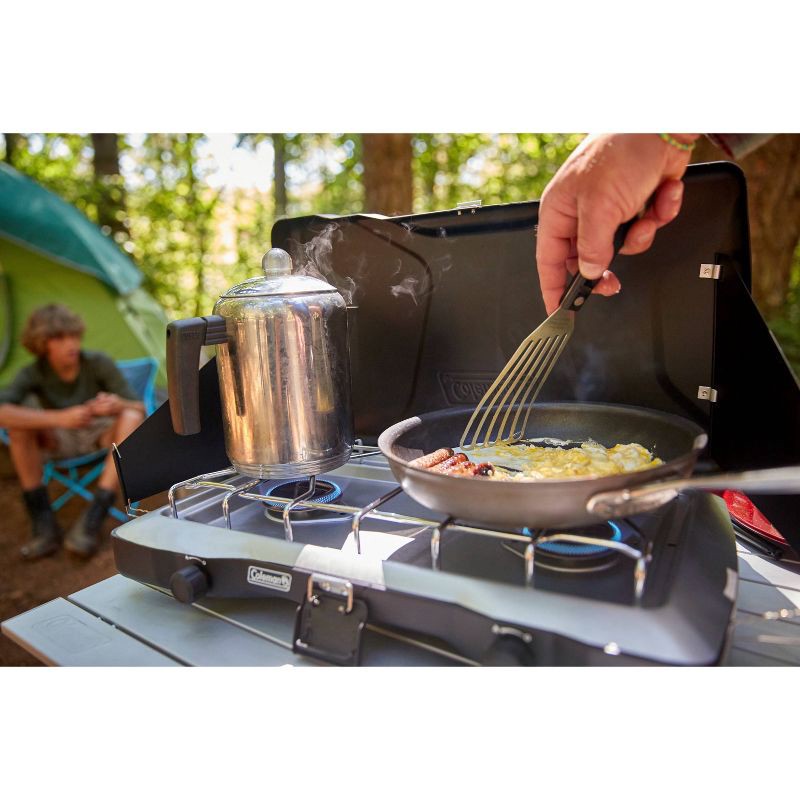 slide 9 of 10, Coleman Triton 2-Burner Camp Stove, 1 ct