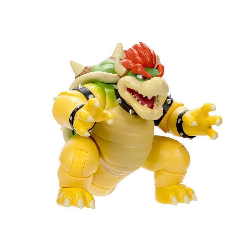 slide 6 of 11, Nintendo The Super Mario Bros. Movie Bowser Figure with Fire Breathing Effect, 1 ct