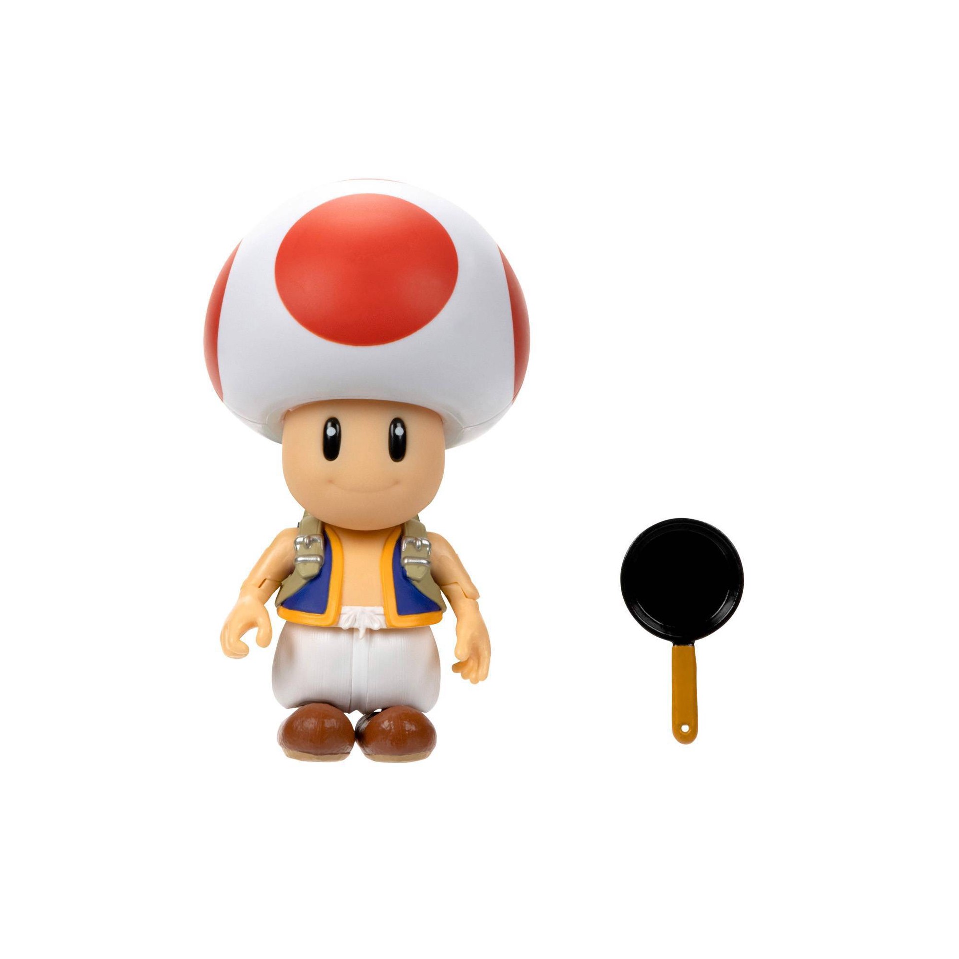 Nintendo The Super Mario Bros Movie Toad Figure With Frying Pan Accessory 1 Ct Shipt 3324