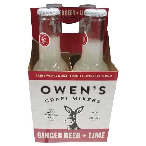 slide 5 of 5, Owens Ginger Beer & Lime, 48 oz