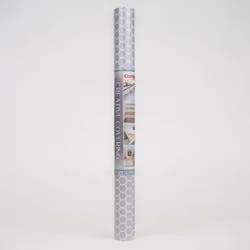 Con-Tact 18"x16' Adhesive Shelf Liner - Simple Honeycomb Gray