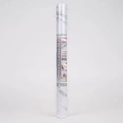 Con-Tact 24sqft Adhesive Shelf Liner - Marble: Drawer, Fridge & Cabinet Liners, Grid Lines, Spot Clean, White