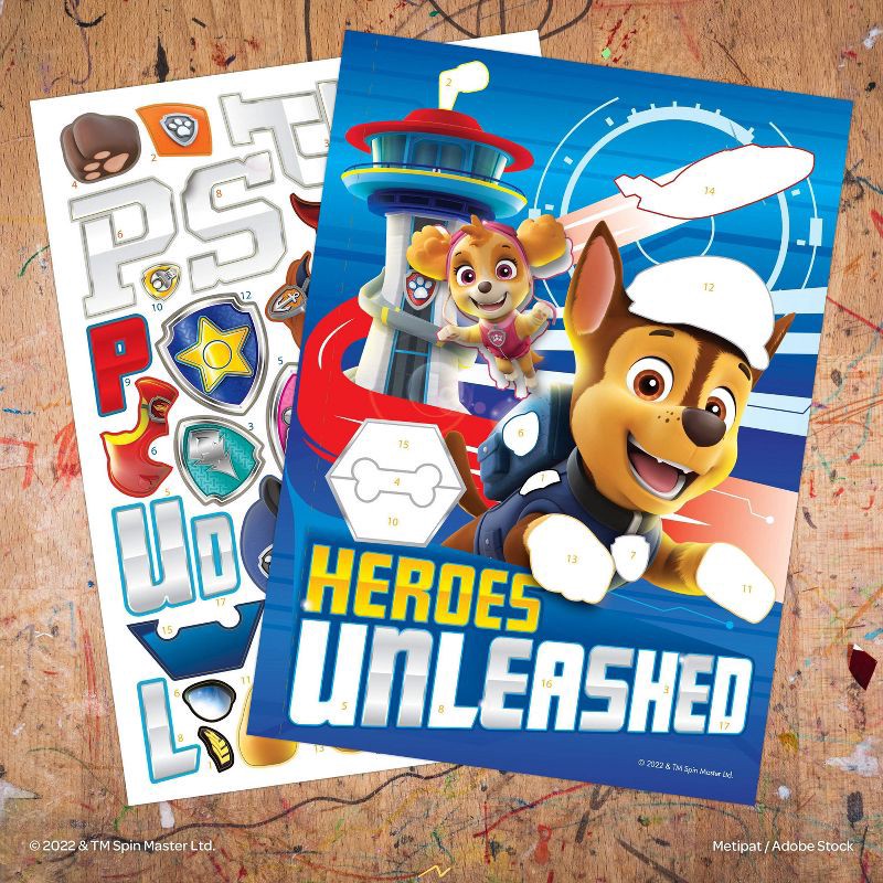 slide 4 of 5, Bendon PAW Patrol Sticker - by Number Activity Book, 1 ct