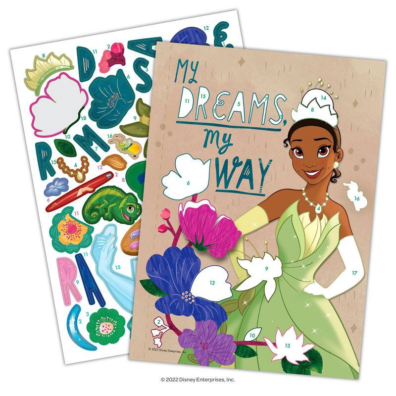 slide 3 of 5, Bendon Disney Princess Sticker - by Number Activity Book, 1 ct