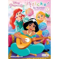 Bendon Disney Princess Sticker - by Number Activity Book