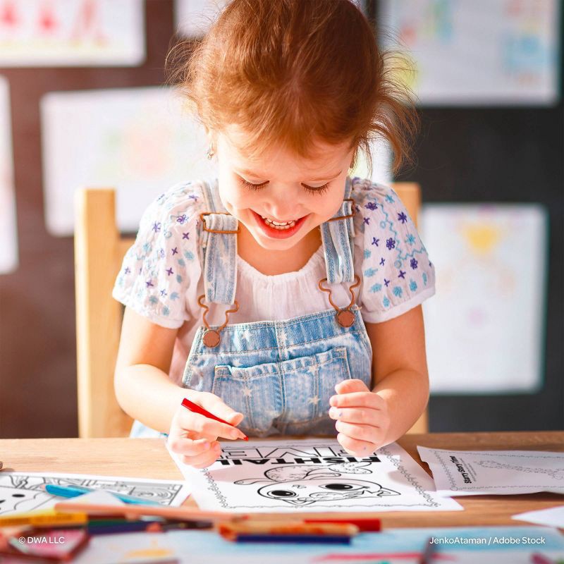 slide 5 of 5, Bendon Gabby's Dollhouse Coloring Book with Crayons, 1 ct