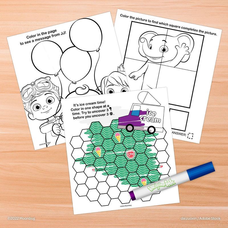 slide 3 of 5, Bendon CoComelon Imagine Ink Magic Ink Book, 1 ct