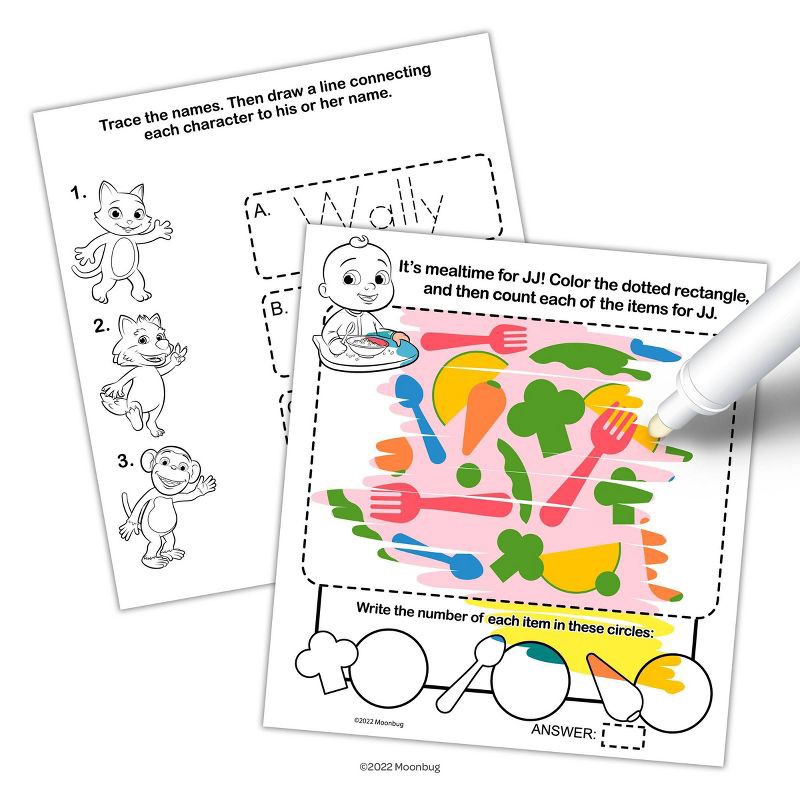 slide 4 of 5, Bendon CoComelon Imagine Ink Magic Ink Book, 1 ct