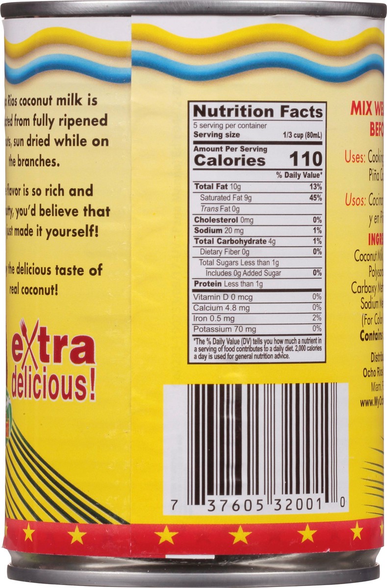 slide 4 of 14, Ocho Rios Classic Coconut Milk 13.5 fl oz, 13.50 fl oz