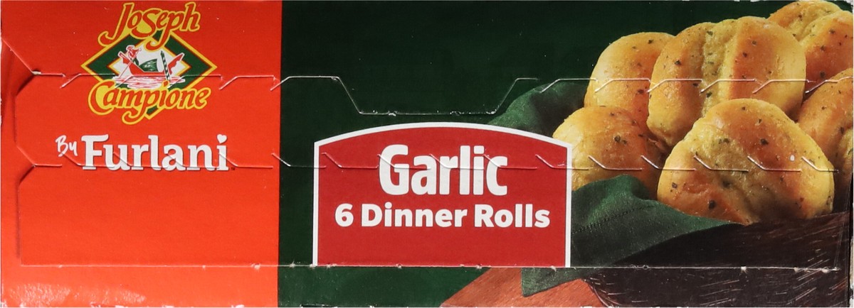 slide 9 of 9, Joseph Campione Garlic Dinner Rolls, 8 oz