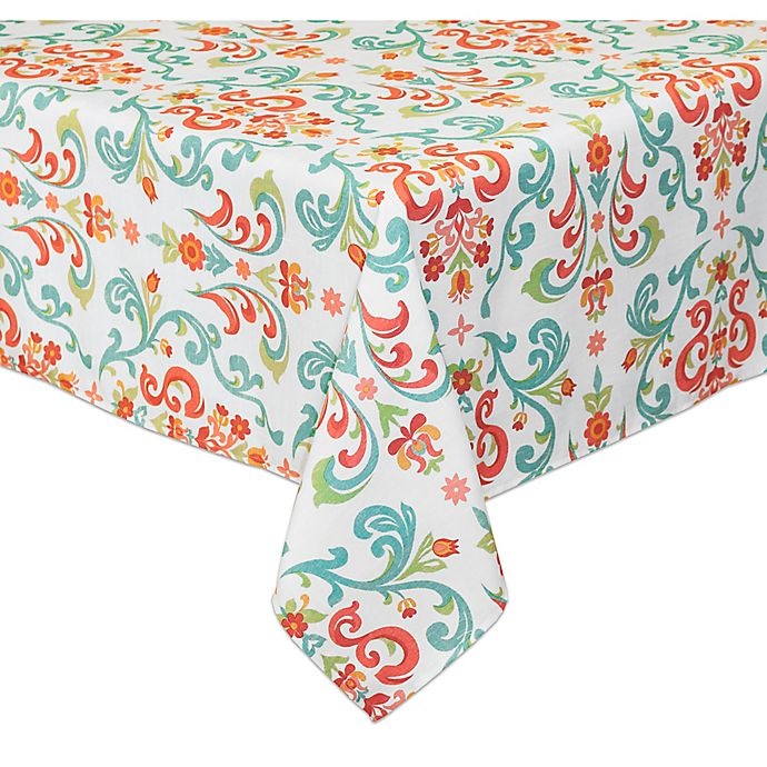 slide 1 of 1, Destination Summer Odesa Oblong Tablecloth, 60 in x 120 in