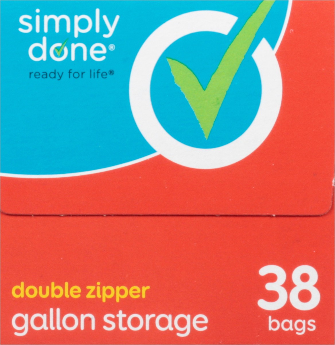 slide 14 of 16, Simply Done Gallon Size Storage Bags, 38 ct