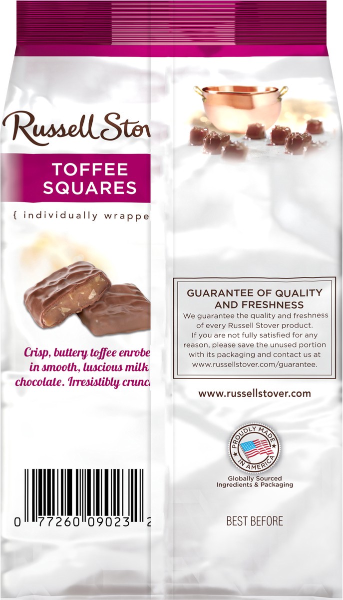 slide 7 of 13, RUSSELL STOVER Milk Chocolate Toffee Squares, 6 oz. bag (˜ 10 pieces), 6 oz