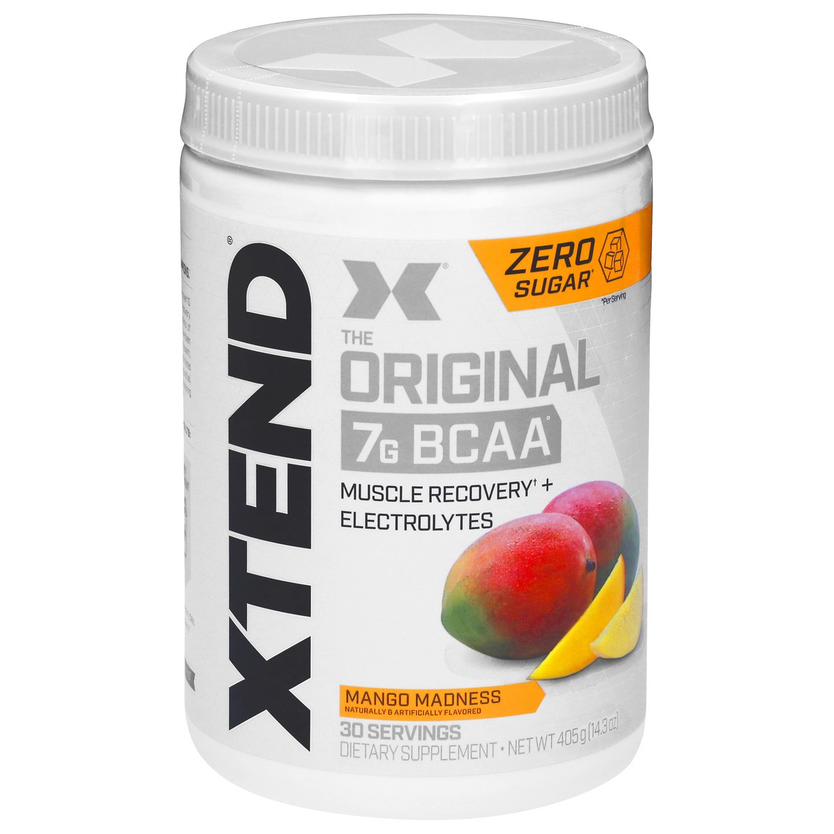 slide 1 of 4, XTEND, XTEND Original, BCAAs, Mango Madness, Hydration, Recovery, 14 g