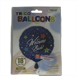 Trico 18 Welcome Back Foil Balloon - Blue