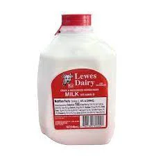 Lewes Dairy Whole Milk Qt