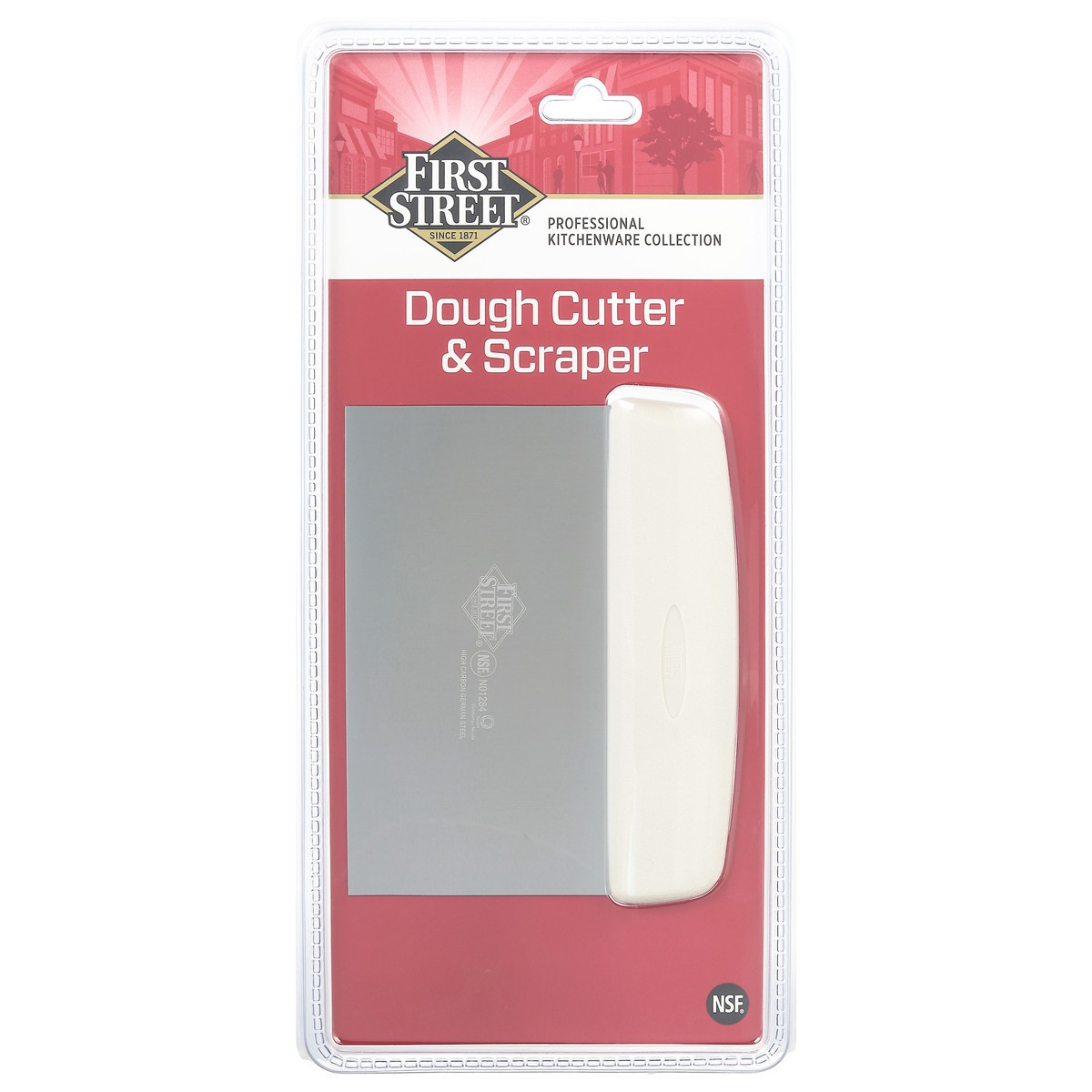 slide 1 of 11, First Street Dough Cutter Scraper, 1 ct