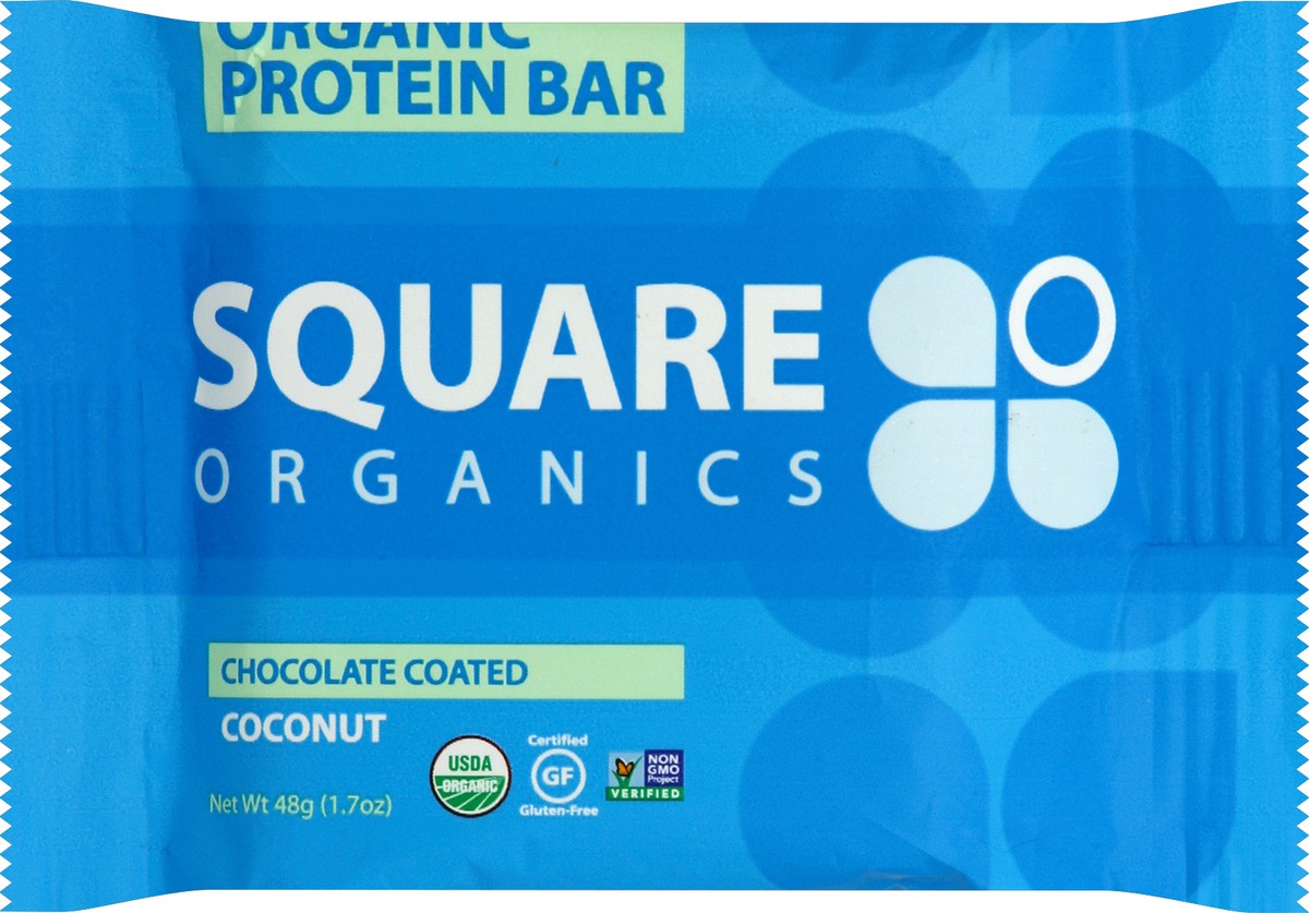 slide 1 of 6, Square Organics Protein Bar 1.7 oz, 1.7 oz