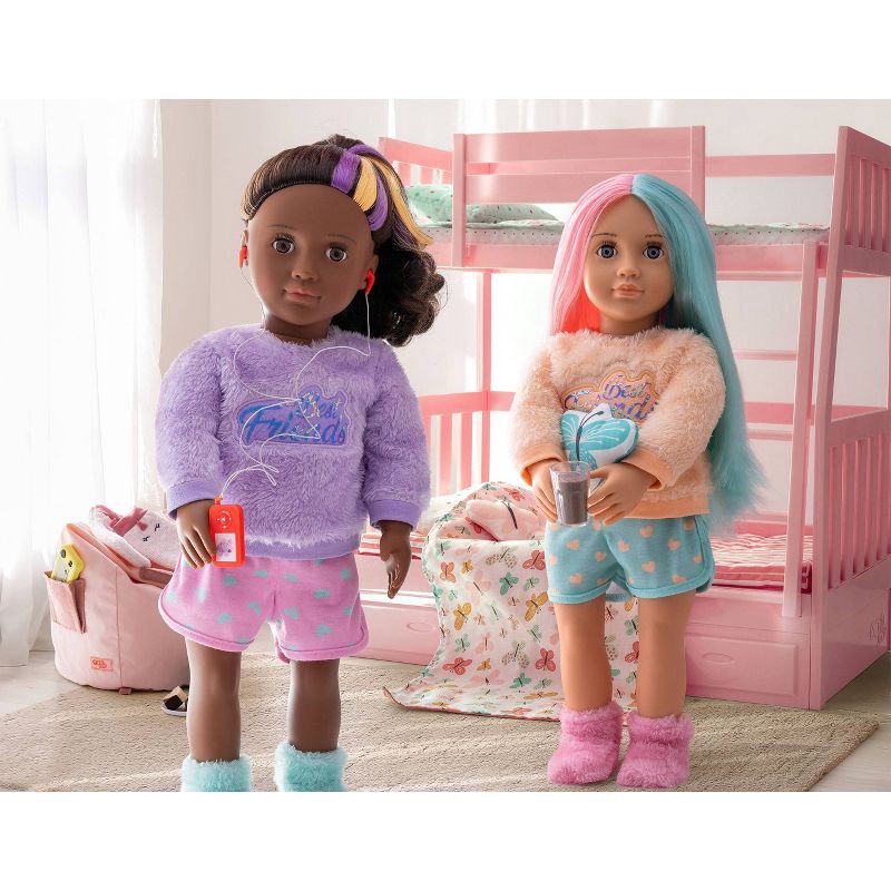 slide 4 of 7, Our Generation Dreams for Two Pink Bunk Beds Accessory Set for 18" Dolls, 1 ct