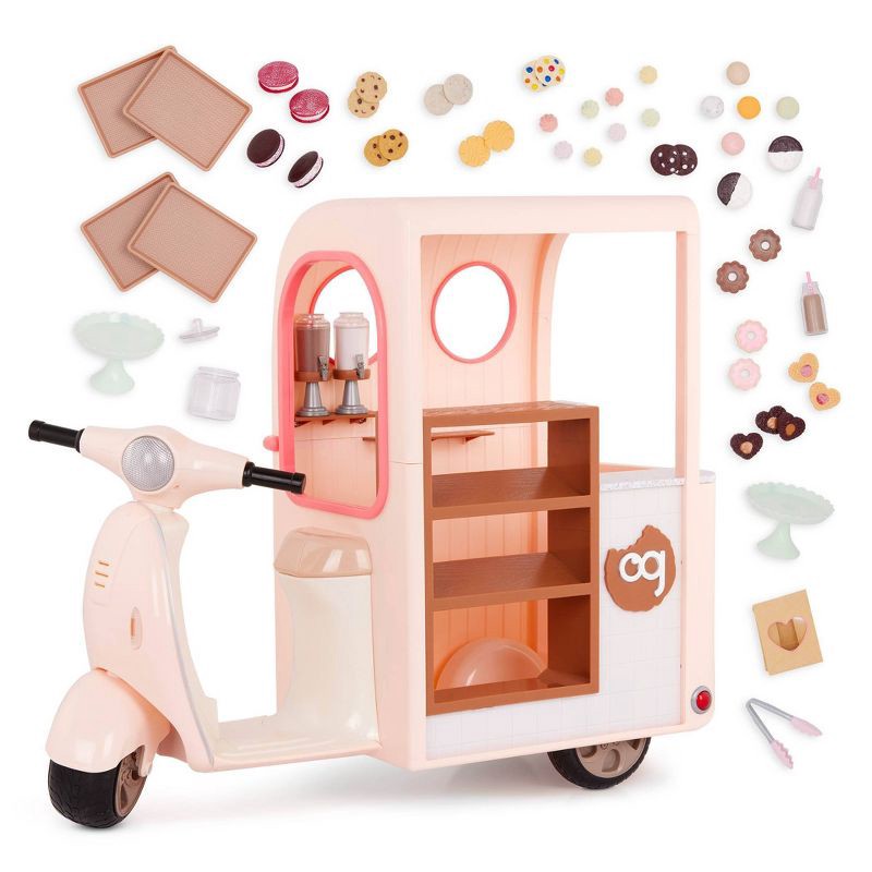 slide 8 of 8, Our Generation Chip Chip Hooray Cookie Scooter Accessory Set for 18" Dolls, 1 ct