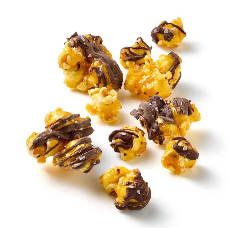 slide 3 of 3, Christmas Dark Chocolate Sea Salt Caramel Corn Clusters Popcorn - 18oz - Favorite Day™, 18 oz