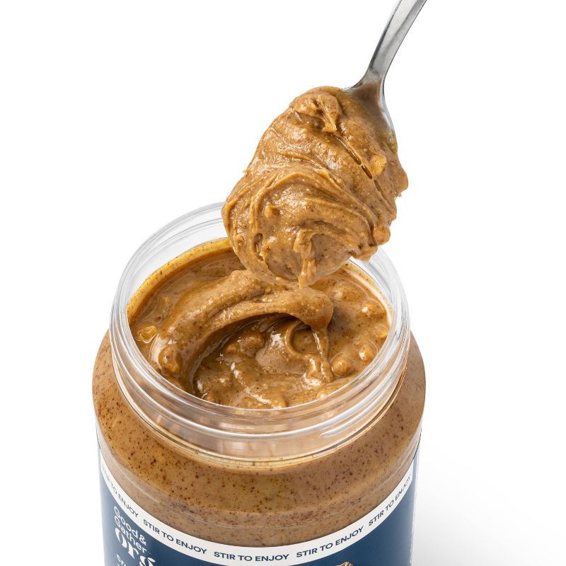 slide 2 of 3, Organic Stir Peanut Butter Crunchy - 16oz - Good & Gather™, 16 oz