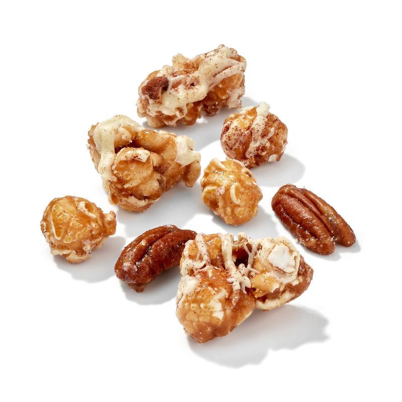 slide 3 of 3, Christmas Caramel Pecan Cinnamon Roll Caramel Corn Clusters Popcorn - 18oz - Favorite Day™, 18 oz