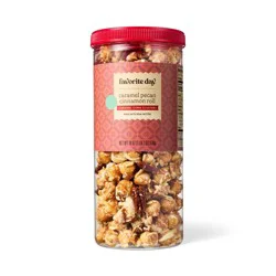 Christmas Caramel Pecan Cinnamon Roll Caramel Corn Clusters Popcorn - 18oz - Favorite Day™