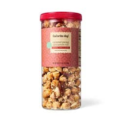 Christmas Caramel Pecan Cinnamon Roll Caramel Corn Clusters Popcorn - 18oz - Favorite Day™