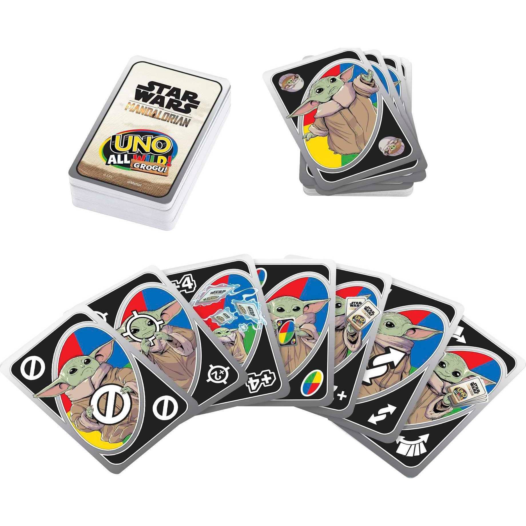 slide 6 of 6, UNO All Wild Grogu Card Game, 1 ct