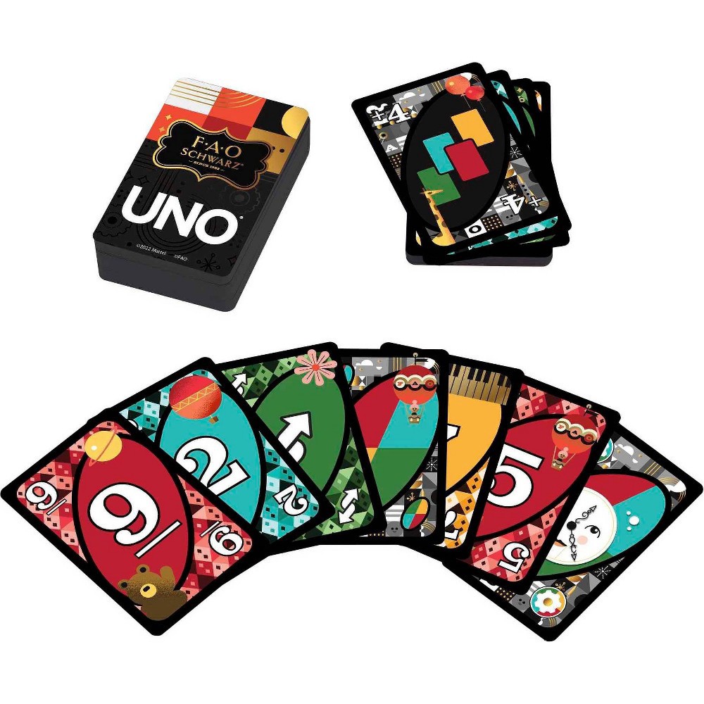 slide 6 of 6, UNO Fao Schwarz Card Game, 1 ct
